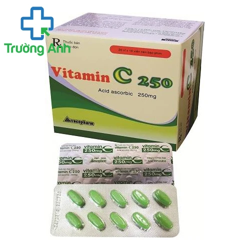 Vitamin C 250 Vacopharm - Điều trị bệnh do thiếu vitamin C hiệu quả