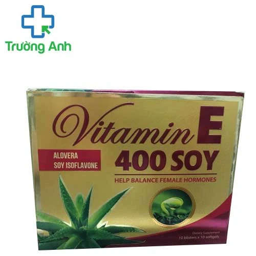 Vitamin E 400 Soy - Giúp tăng cường nội tiết tố nữ hiệu quả