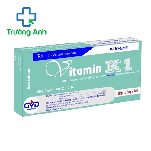 Vitamin K1 10mg/1ml MD Pharco - Phòng và điều trị xuất huyết hiệu quả