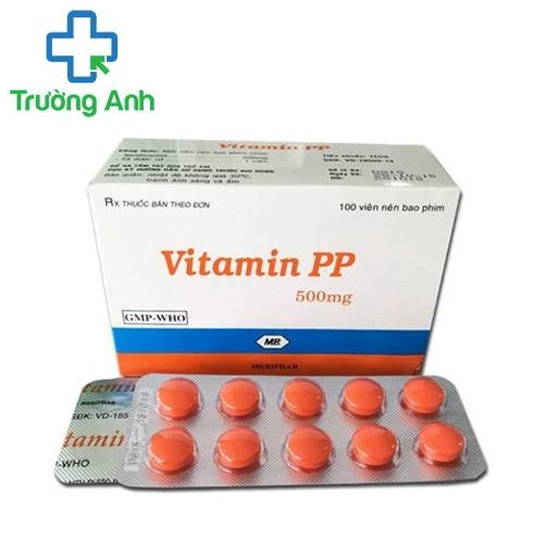 Vitamin PP 500mg Mebiphar - Giúp điều trị viêm da hiệu quả