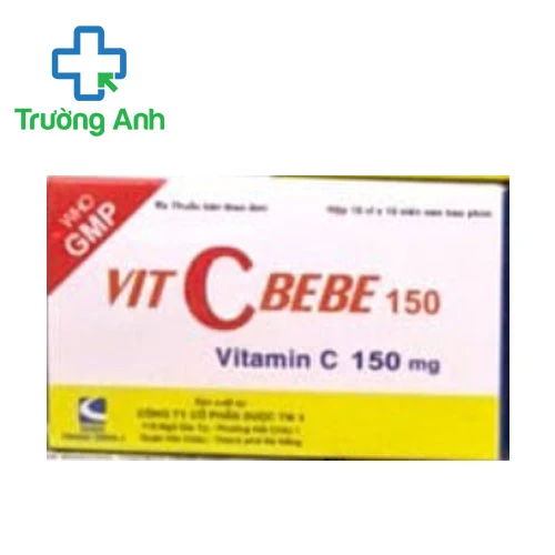 Vitcbebe 150mg Dược TW3 - Thuốc điều trị thiếu vitamin C hiệu quả