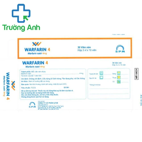 Warfarin 4 - Thuốc điều trị huyết khối tĩnh mạch hiệu quả
