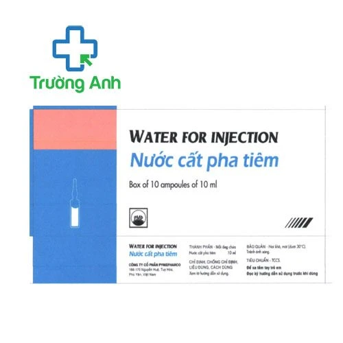Water for injection 10ml (Nước cất pha tiêm) của Pymepharco