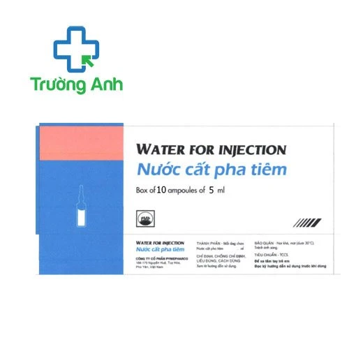 Water for injection 5ml (Nước cất pha tiêm) của Pymepharco