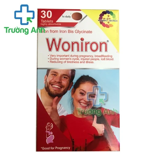 Woniron Wondfo - Hỗ trợ bổ sung sắt cho cơ thể