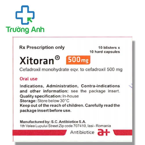 Xitoran - Thuốc điều trị nhiễm khuẩn hiệu quả của Romania