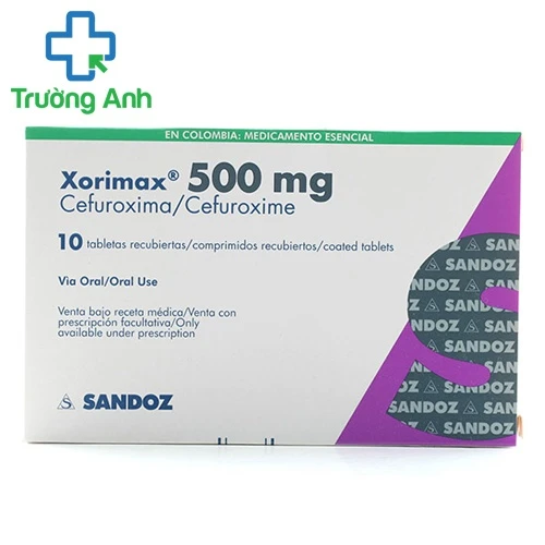 Xorimax 500mg - Thuốc điều trị nhiễm khuẩn đường hô hấp hiệu quả
