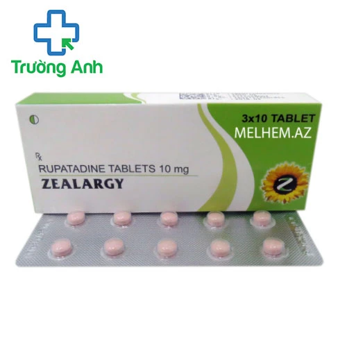 Zealargy - Thuốc điều trị viêm mũi dị ứng, mề đay ở người lớn và trẻ em của Ấn Độ