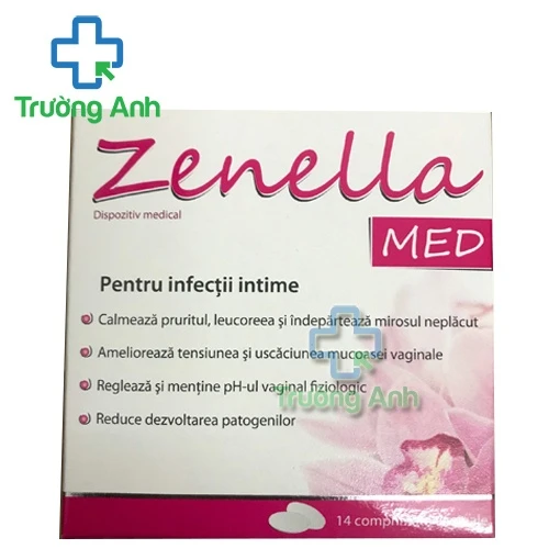 Zenella MED - Viên đặt điều trị nhiễm khuẩn đường âm đạo hiệu quả