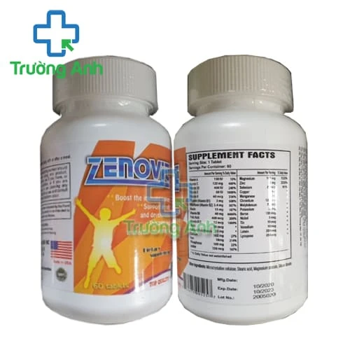 Zenovit American - Viên uống giúp bồi bổ sức khỏe, tăng cường hệ miễn dịch hiệu quả