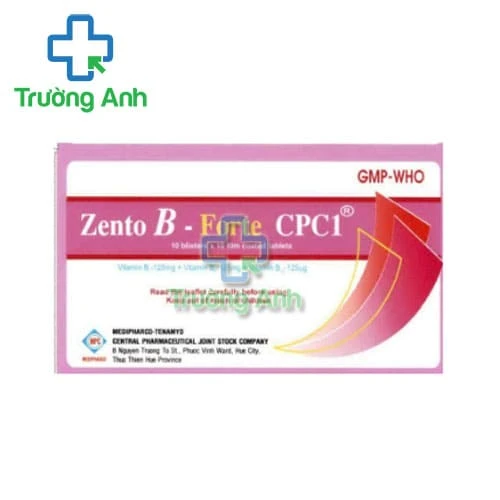 Zento B-Forte CPC1 - Giúp bổ sung các Vitamin nhóm B hiệu quả