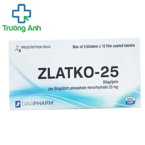 Zlatko 25mg - Thuốc điều trị bệnh đái tháo đường hiệu quả