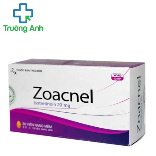 Zoacnel 20mg - Thuốc điều trị mụn trứng cá hiệu quả