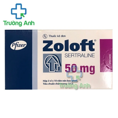 Zoloft 50mg Pfizer - Thuốc điều trị bệnh trầm cảm hiệu quả