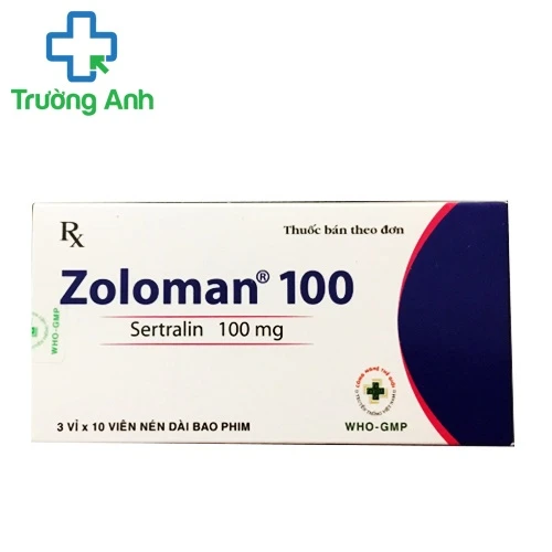 Zoloman 100 - Thuốc điều trị trầm cảm hiệu quả