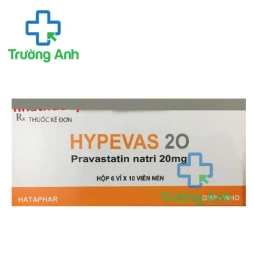 Hypevas 20 - Thuốc điều trị bệnh tim mạch hiệu quả