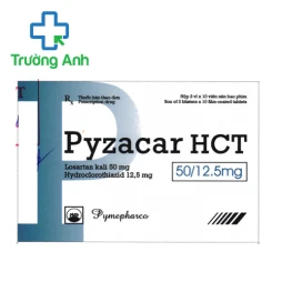PYZACAR HCT 100/12.5 mg - Điều trị tăng huyết áp của Pymepharco