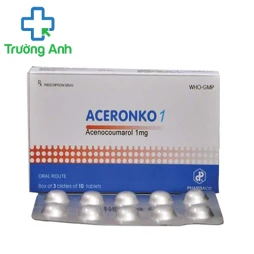 Aceronko 1mg - Thuốc phòng và điều trị huyết khối tĩnh mạch hiệu quả của Pharbaco