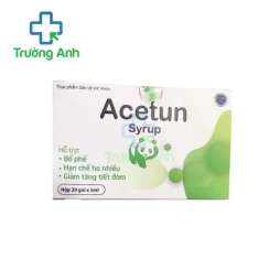 Acetun Syrup Tradiphar - Hỗ trợ bổ phế, giảm ho
