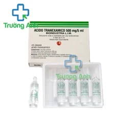 Acido Tranexamico 500mg/5ml Bioindustria - Phòng và điều trị chảy máu hiệu quả