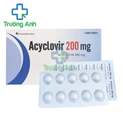 Acyclovir 200mg Quapharco - Điều trị nhiễm virus herpes simplex
