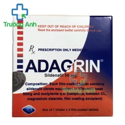 Adagrin 50mg - Thuốc điều trị rối loạn cương dương hiệu quả