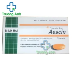 Aescin 20mg Mipharmco - Thuốc điều trị suy tĩnh mạch và trĩ hiệu quả