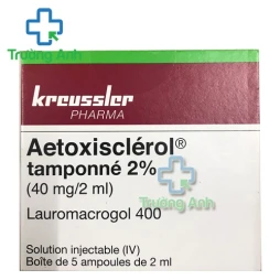 Aetoxisclerol tamponne 2% 40mg/2ml Kreussler - Thuốc điều trị giãn tĩnh mạch hiệu quả