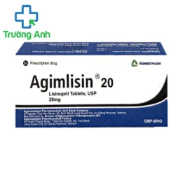 AGIMLISIN 20 - Thuốc điều trị tăng huyết áp hiệu quả của Agimexpharm
