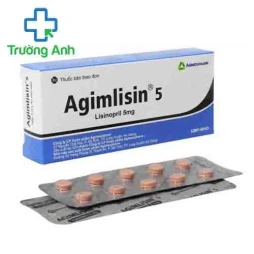 Agimlisin 5 Agimexpharm - Thuốc điều trị tăng huyết áp - suy tim hiệu quả