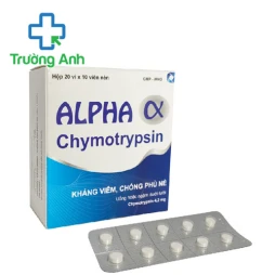 Alpha chymotrypsin 4.2mg S.Pharm (200 viên) - Thuốc điều trị phù nề hiệu quả