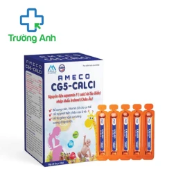 Ameco CG5-Calci Vgas (ống 10ml) - Hỗ trợ bổ sung calci và Vitamin D3 hiệu quả