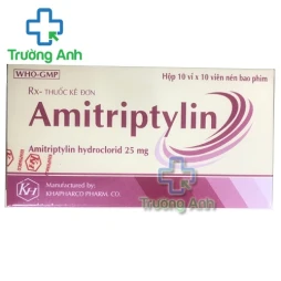 Amitriptylin Khapharco - Thuốc điều trị chứng trầm cảm hiệu quả