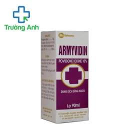 Armyvidin 90ml Armephaco - Dung dịch sát khuẩn vết thương hiệu quả