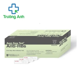 Asan Easy Test Anti-HBs (25 test) - Bộ xét nghiệm phát hiện kháng thể virus viêm gan B