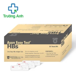 Bộ xét nghiệm Asan Easy Test HBs (25 test) phát hiện kháng nguyên bề mặt virus viêm gan B