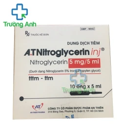 AT Nitroglycerin inj- Thuốc điều trị các bệnh tim mạch hiệu quả
