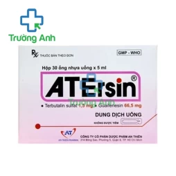 Atersin (ống 5ml) - Thuốc điều trị các bệnh đường hô hấp hiệu quả của An Thiên