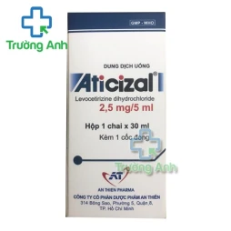 Aticizal 2,5mg/5ml An Thiên (chai 30ml) - Thuốc điều trị viêm mũi dị ứng hiệu quả