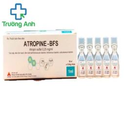 Atropine-BFS - Thuốc ức chế hệ thần kinh trung ương đối giao cảm hiệu quả của CPC1HN