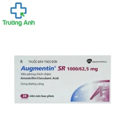 Augmentin SR 1000/62.5 mg - Thuốc điều trị nhiễm khuẩn hiệu quả