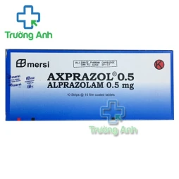 Axprazol 0.5mg - Thuốc điều trị hội chứng hoảng sợ, lo âu hiệu quả của KRKA