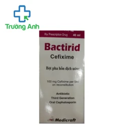 Bactirid 100mg/5ml dry suspension Lọ 40ml - Thuốc điều trị nhiễm khuẩn