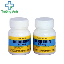 Berberin 50mg Bidiphar - Thuốc điều trị tiêu chảy hiệu quả