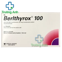 Berlthyrox 100mcg - Thuốc điều trị suy giảm tuyến giáp của Đức