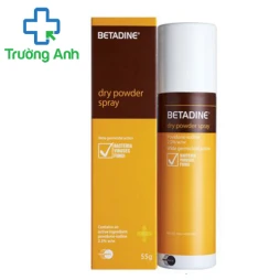 Betadine Dry powder spray 2.5% w/w - Thuốc xịt sát khuẩn hiệu quả