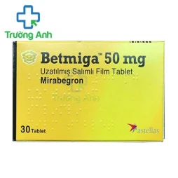 Betmiga 50mg Astellas Pharma - Thuốc điều trị hội chứng bàng quang tăng động của Astellas
