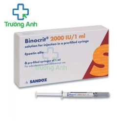 Binocrit 2000IU/1ml Sandoz - Thuốc điều trị thiếu máu hiệu quả