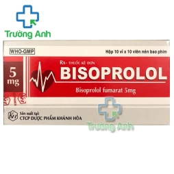 Bisoprolol Khapharco - Thuốc điều trị tăng huyết áp, đau thắt ngực hiệu quả