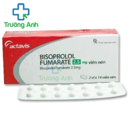Bisoprolol Fumarate 2.5mg - Thuốc điều trị cao huyết áp và đau thắt ngực hiệu quả
